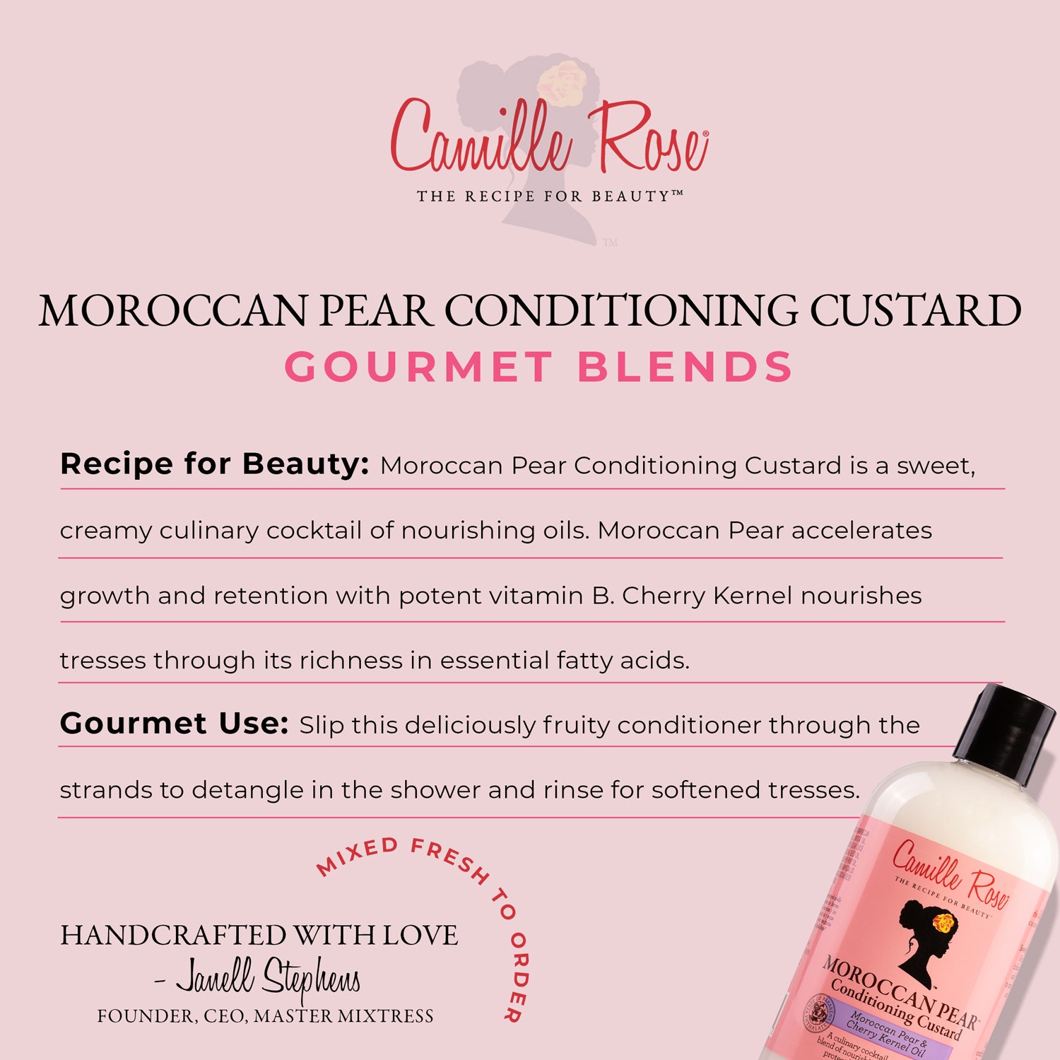 Moroccan Pear Conditioning Custard